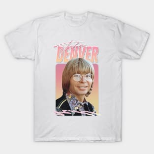 John Denver -  Retro Style Fan Artwork T-Shirt